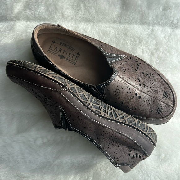 L'Artiste LIBORA Shoes Women’s Sz 38 TAUPE (US Sz 7.5/8) - Picture 5 of 16